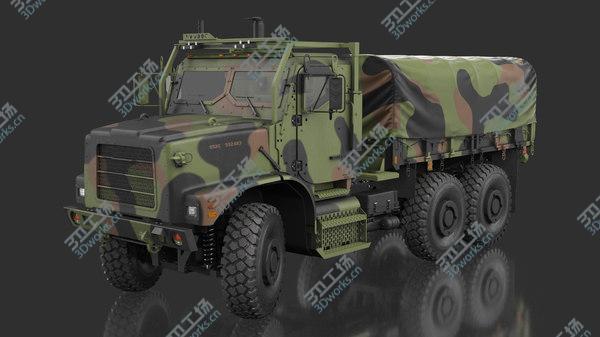 images/goods_img/20210312/3D model Military Medium Cargo Truck 6x6 with Tent Rigged/1.jpg